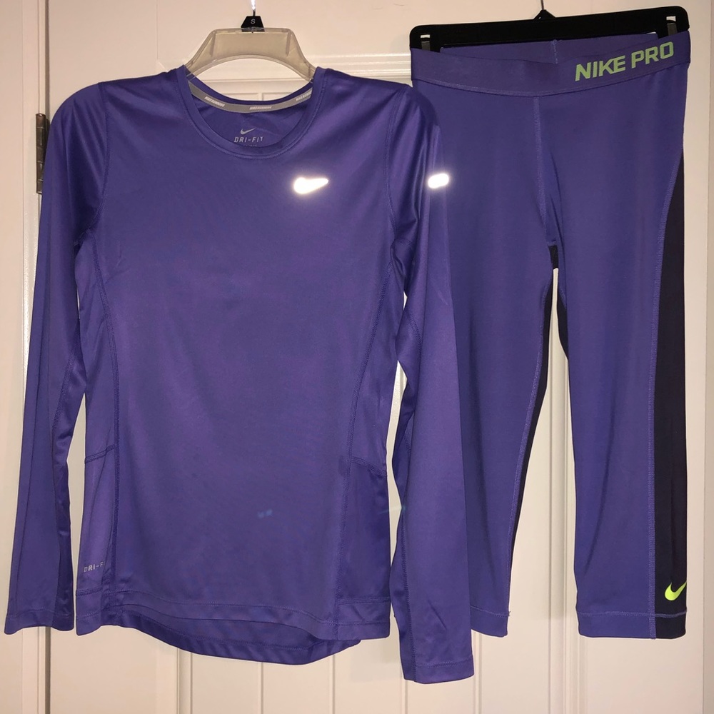 Nike Dri-Fit Pro Running Set - xs
